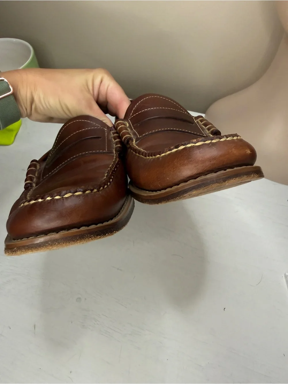 G.H Bass Weejun Mens Leather Slip-On Penny Loafer Casual Shoes Size 10.5